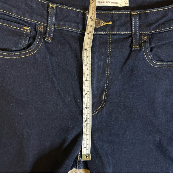Levi’s 721 High Rise Skinny Jean W 31 L 30 - Picture 7 of 12